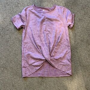 Girls athletic shirt size 7/8 purple